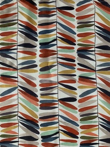 CORTINA DE DUCHA CLÁSICA PARA EL HOGAR Hojas Coloridas Hermoso Patrón Poliéster - Imagen 1 de 6