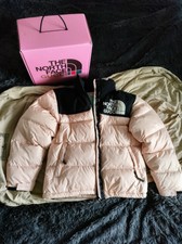 The North Face X Gucci Puffer Jacket S Light Pink/black