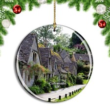 UK England Cotswolds Countryside Village Christmas ornament city travel souvenir