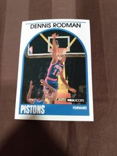 1989-90 NBA Hoops DENNIS RODMAN #211  HOF Detroit Pistons Bad Boys