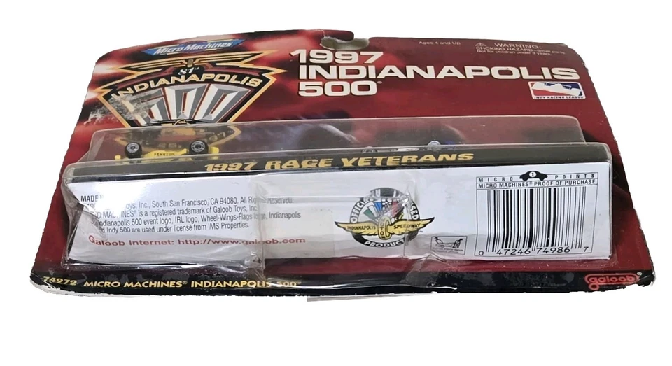 Micro Machines 74972 Indianapolis 500 1997 Race Veterans NRFB Foto 3 de 4
