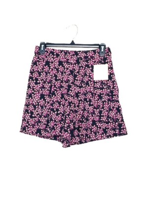 NWT 14th & Union High Rise Floral Purple Lightweight Summer Shorts Size XS