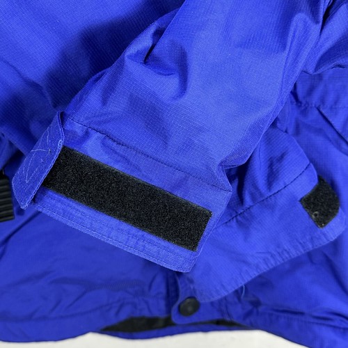 Men's Obermeyer Blue Full Zip Hooded Jacket Windbreaker Mesh Lightweight Sz S - Picture 7 of 12