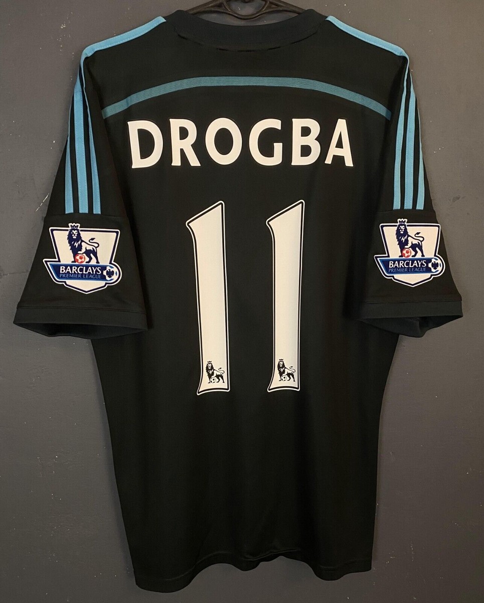 MEN'S FC CHELSEA 2014/2015 DIDIER DROGBA #11 FOOTBALL SOCCER SHIRT