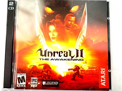 Unreal II The Awakening Atari  2003 Two C.D.Set