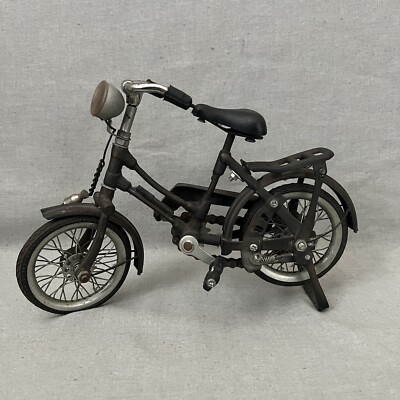 Vintage Metal Bicycle Toy Steel Rubber Made in Bali Girls Bike Design 