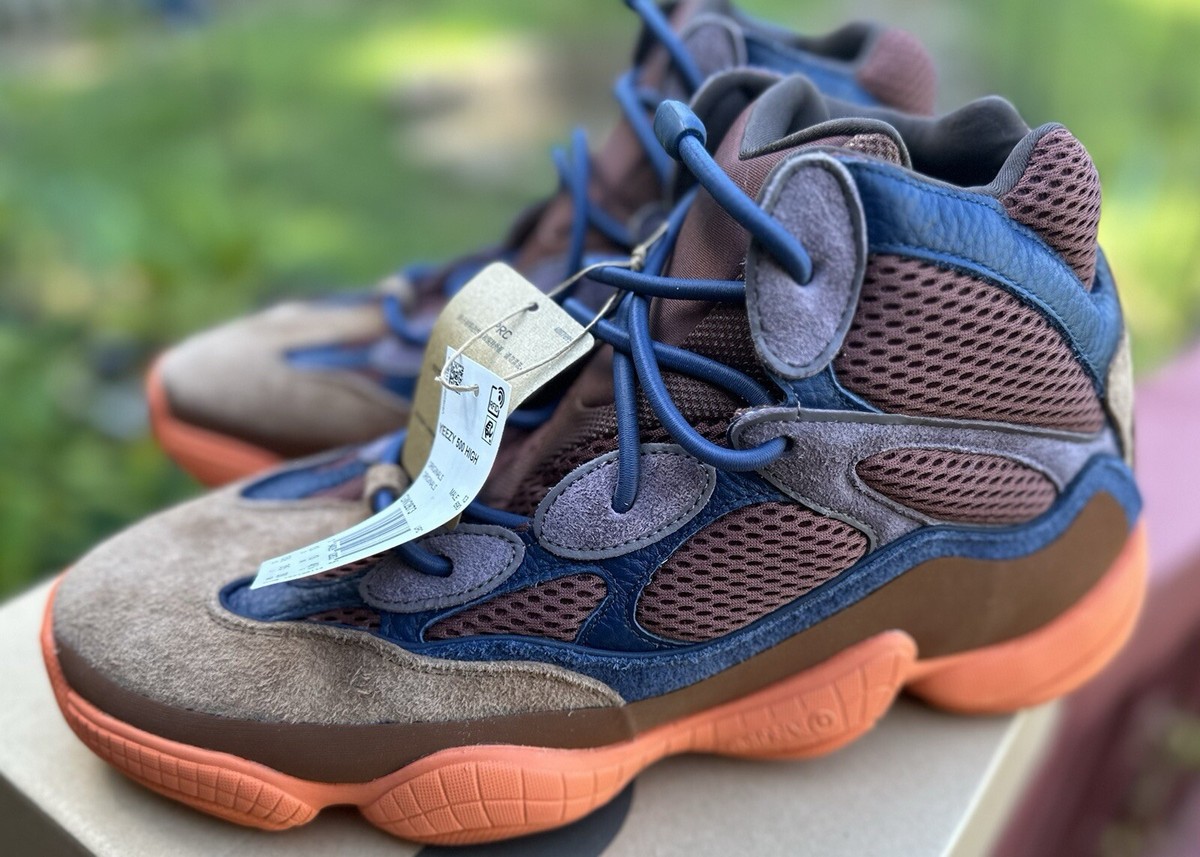 Size 13.5 - adidas Yeezy 500 High Tactical Orange for sale online