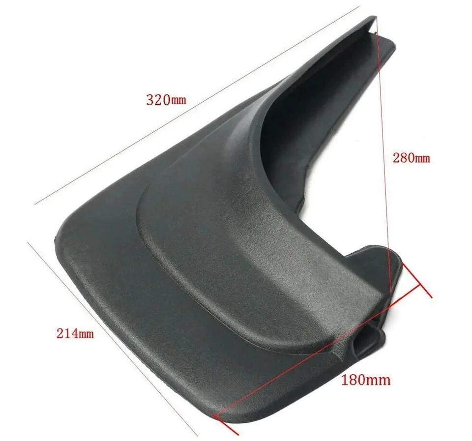 4 piezas guardabarros guardabarros guardabarros protectores contra salpicaduras para guardabarros de coche SUV negro abs plástico suave Foto 2 de 4