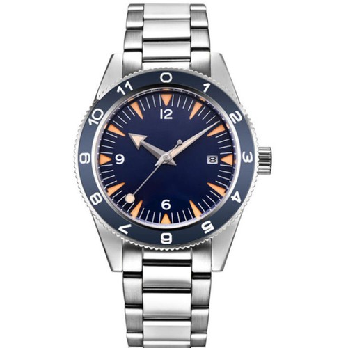 Corgeut Business NH35 Automatic Men Watch Sterile Green Luminous Dial Glass Back - Picture 8 of 14