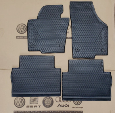 original VW Sharan Fußmatten Typ 7N Gummimatten 2011-2023 rubber mats