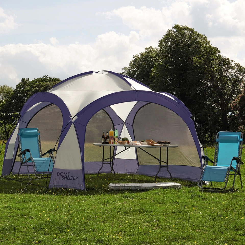 Dome Event Shelter Waterproof Gazebo UV Protection 3.5m x 3.5m Tent & Side Walls - Image 3 of 4
