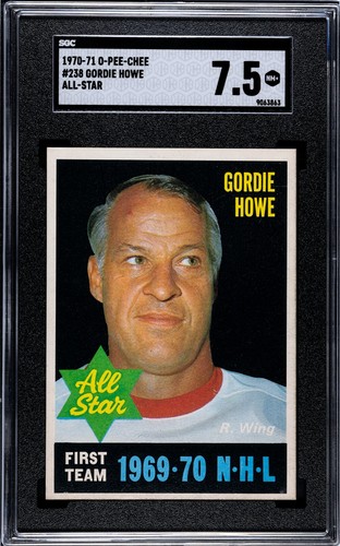 Gordie Howe #238 1970 O-Pee-Chee card
