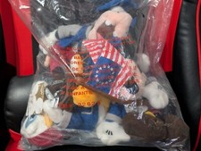 Disney Mini Bean Bag Spirit of '76 8" 9" LOT Mickey Mouse Goofy Donald Duck NEW