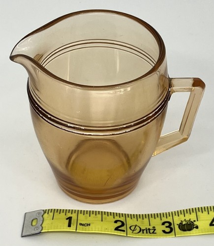 Vintage Fostoria Priscilla Amber Creamer - Picture 4 of 5