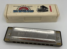 Hohner 590 Big River Harp Harmonica - Key of C Made In Germany With Case