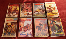 8x Westernroman Leihb&uuml;cher 50/60er Der Texas Reiter, X2