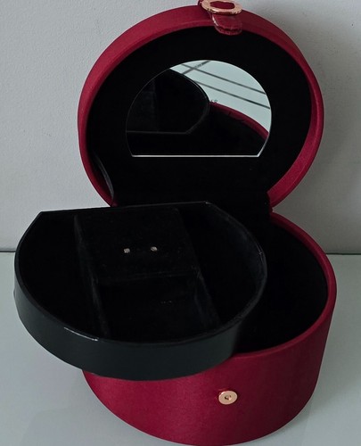 Thomas Sabo Jewellery Box Red With Rose Gold LogoMulti Compartmental With Mirror