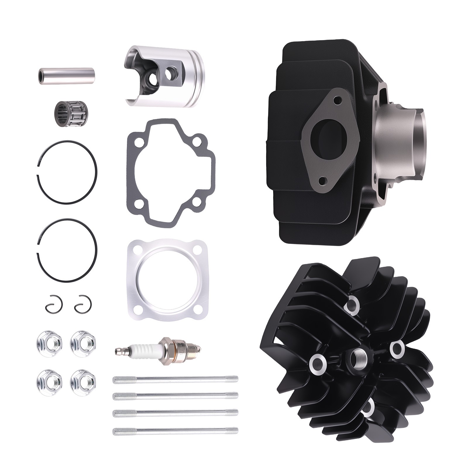 Cylinder Head Piston Kit for Yamaha PW 50 Big Bore 60cc 1981-2021 PY50 QT50