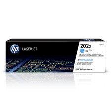 HP 202X Cyan High-Yield Toner Cartridge Printers Works with Color LaserJet Pro