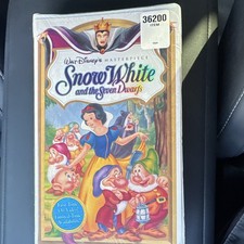 Disney Masterpiece Snow White  the Seven Dwarfs VHS NTSC G English RARE 1524