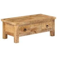 Vidaxl Couchtisch 90X45X35 Cm Massivholz Mango Neu