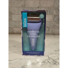 Bliss Cool With It Stainless Steel Ice Roller Purple Face Beauty Tool New