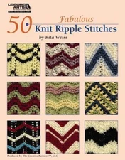 50 Fabulous Knit Ripple Stitches  (Leisure Arts 4922) - Paperback - VERY GOOD