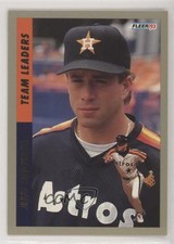 1993 Fleer Series 2 National League Team Leaders Jeff Bagwell #9 HOF 0b3