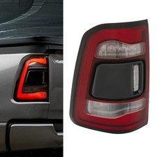 OEM Style LED Tail Light Assembly with Blind Spot Black Housing Left Driver Side