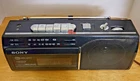 Sony CFM-130 AM/FM Radio Cassette AC/Batt Tested Works