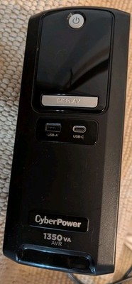 CyberPower 1350VA Battery Backup w/ Surge Protection AVR LCD Display 810W Black