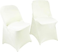 10PCS Stretch Spandex Folding Waterproof Chair Covers,Fitted Chair Cover