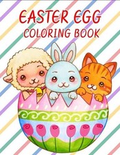Easter egg coloring book: A Fun Coloring Book for kids by Cetuxim Merocon Engli