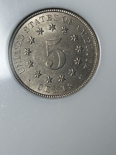 1883 Shield Nickel NGC MS63 Green CAC - Picture 4 of 4