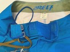 Pre-Owned  Reef   Men's Size 31   Embroidered Board Shorts - Royal Blue/Celadon — photo 3