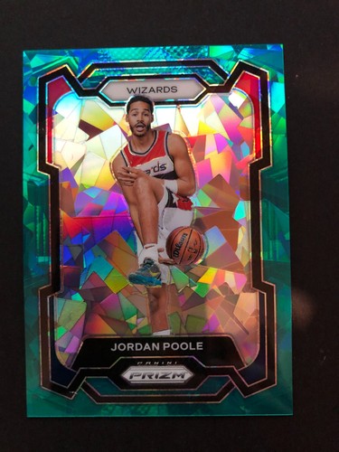 2023-24 Panini Prizm - Jordan Poole #51 Teal Ice Prizm /225