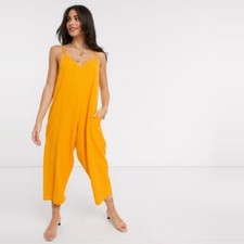 NEW Asos Design Cropped Cami Romper Womens 14...