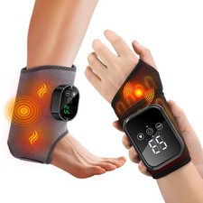 4IN1 Electric Foot Ankle Massager Infrared Hot Vibration Compression Pain Relief