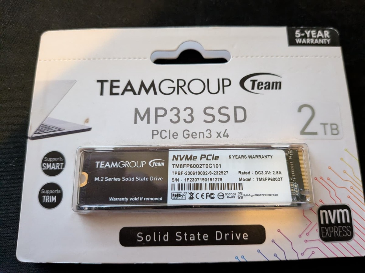 Team Group TM8FP6002T0C101 2TB,Internal,M.2 2280 Hard Drive for