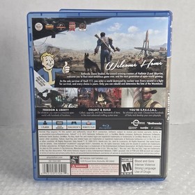 Fallout 4 Sony PlayStation 4 PS4 Complete In Box CIB Tested Map Bethesda OEM 