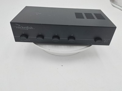 Excellent Condition Rocketfish RF-SSVC4 4-pair Speaker Selector Black Untested
