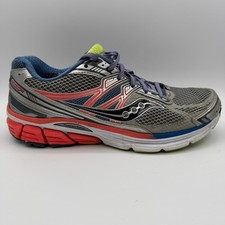 Saucony Omni 14 Running Shoes Women's Size 9 Gray Pink Blue S10270-1 Athletic