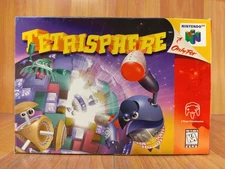 MINTY BOX CIB TetrisPhere complete in Nintendo 64 n64 collector lot VERY CLEAN