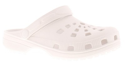 Damen-Strandsandalen Clog Pop Slipper weiß UK-Größe
