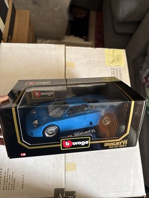 Burago 1/18 Bugatti EB 110 (1991)#3035 (Blue)