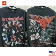 My Chemical Romance shirt, punk rock tour tee, 2 sided t-shirt, unisex band tee,