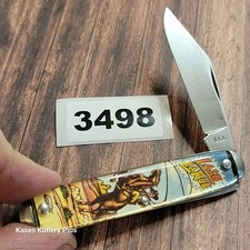 Novelty Knife Co Lash Larue Western 3.5" Closed Pocket Knife Made In USA