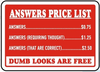 Funny Work Office Sticker 4  Dumb Stupid Looks Are Free Stupid People Be Quiet