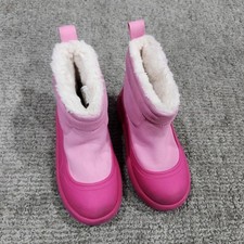 UGG Kids Classic Mini Mod Pink Fleece-Lined Winter Boots Size 12 Toddler