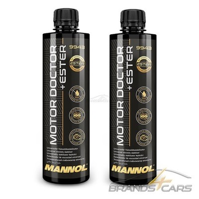 2x MANNOL 450ml MOTOR DOCTOR +ESTER MOTORÖL-ADDITIV VERSCHLEISS MOTORSCHUTZ 1595